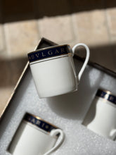 Bvlgari x Rosenthal Quadri Porcelain Espresso Cup Saucer Set for Six | Collectors Gene