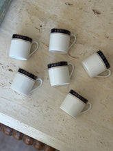 Bvlgari x Rosenthal Quadri Porcelain Espresso Cup Saucer Set for Six | Collectors Gene
