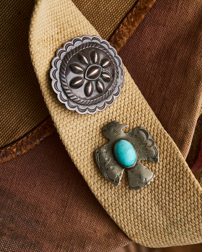 Canvas Hunting Bag with Navajo Pins | Doug Bihlmaier