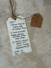 Canvas Hunting Bag with Navajo Pins | Doug Bihlmaier