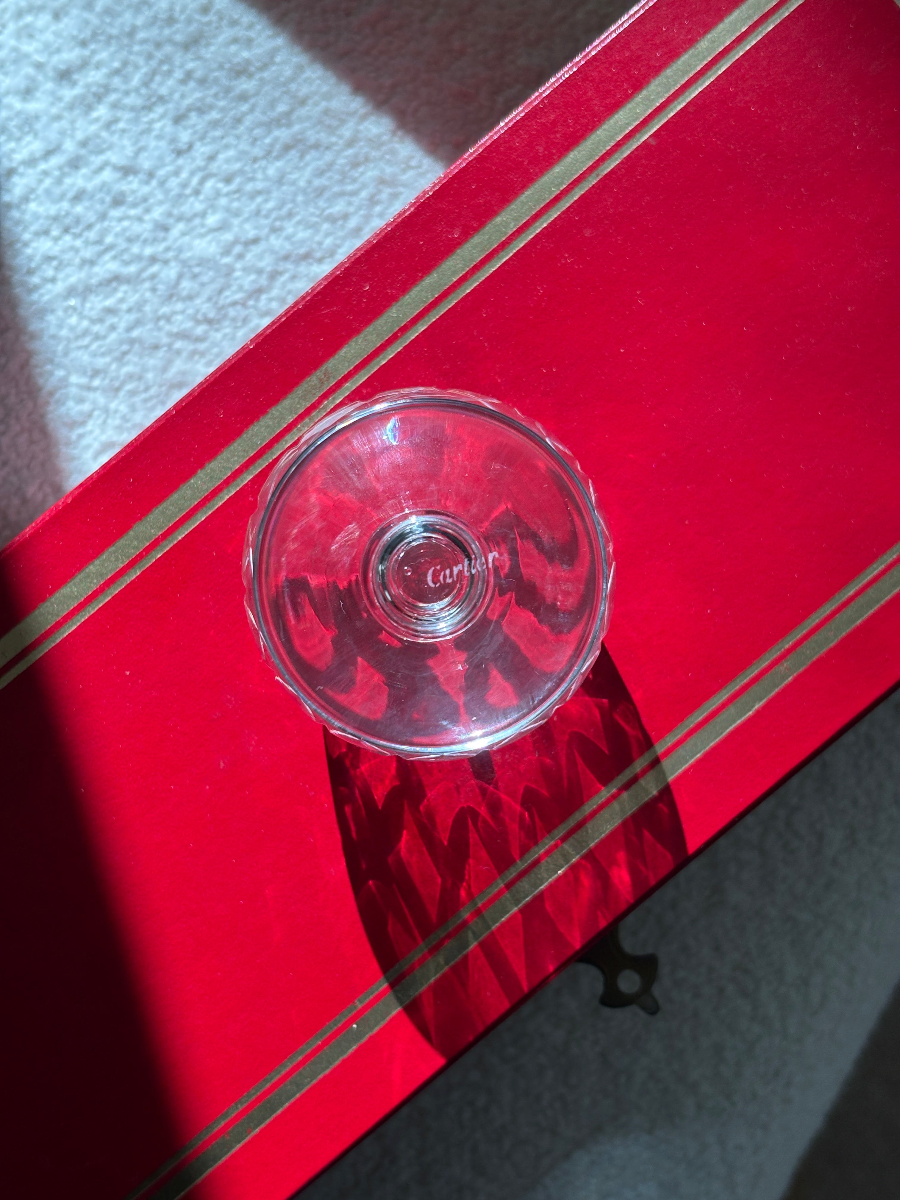 ブランデー CAUTIER Cartier Brandy Snifter Glass Set with Box – Collectors Gene
