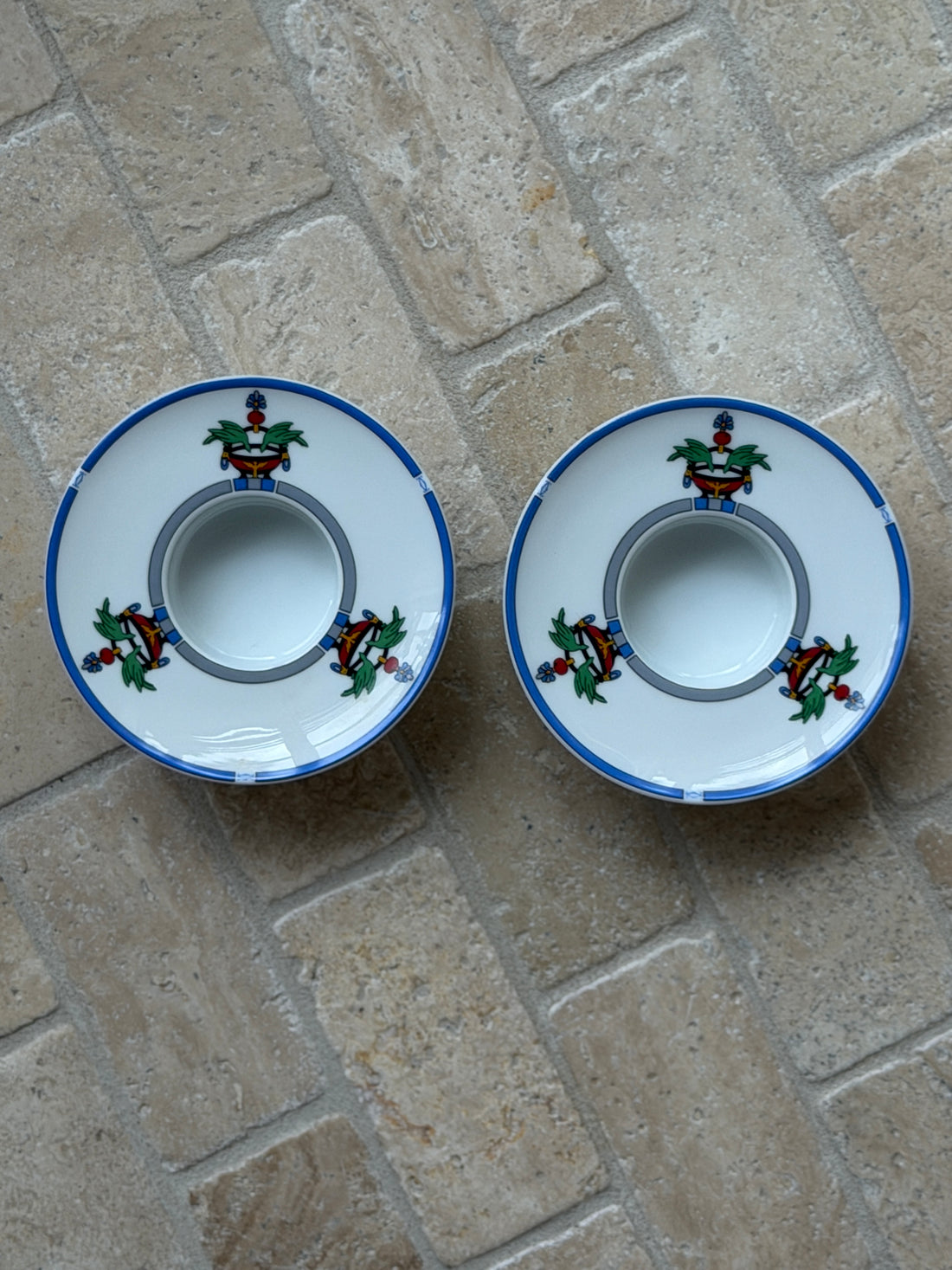 Cartier La Maison Venitienne Limoges Porcelain Votive Candle Holders | Collectors Gene
