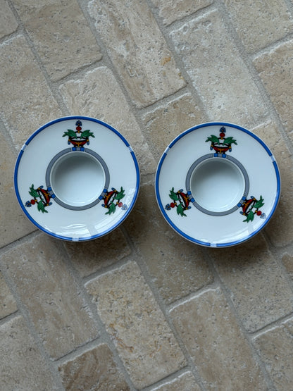 Cartier La Maison Venitienne Limoges Porcelain Votive Candle Holders | Collectors Gene