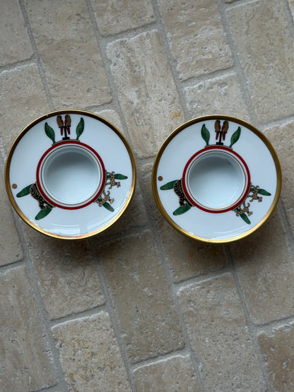 Cartier La Maison de Louis Cartier Limoges Porcelain Votive Candle Holders | Collectors Gene
