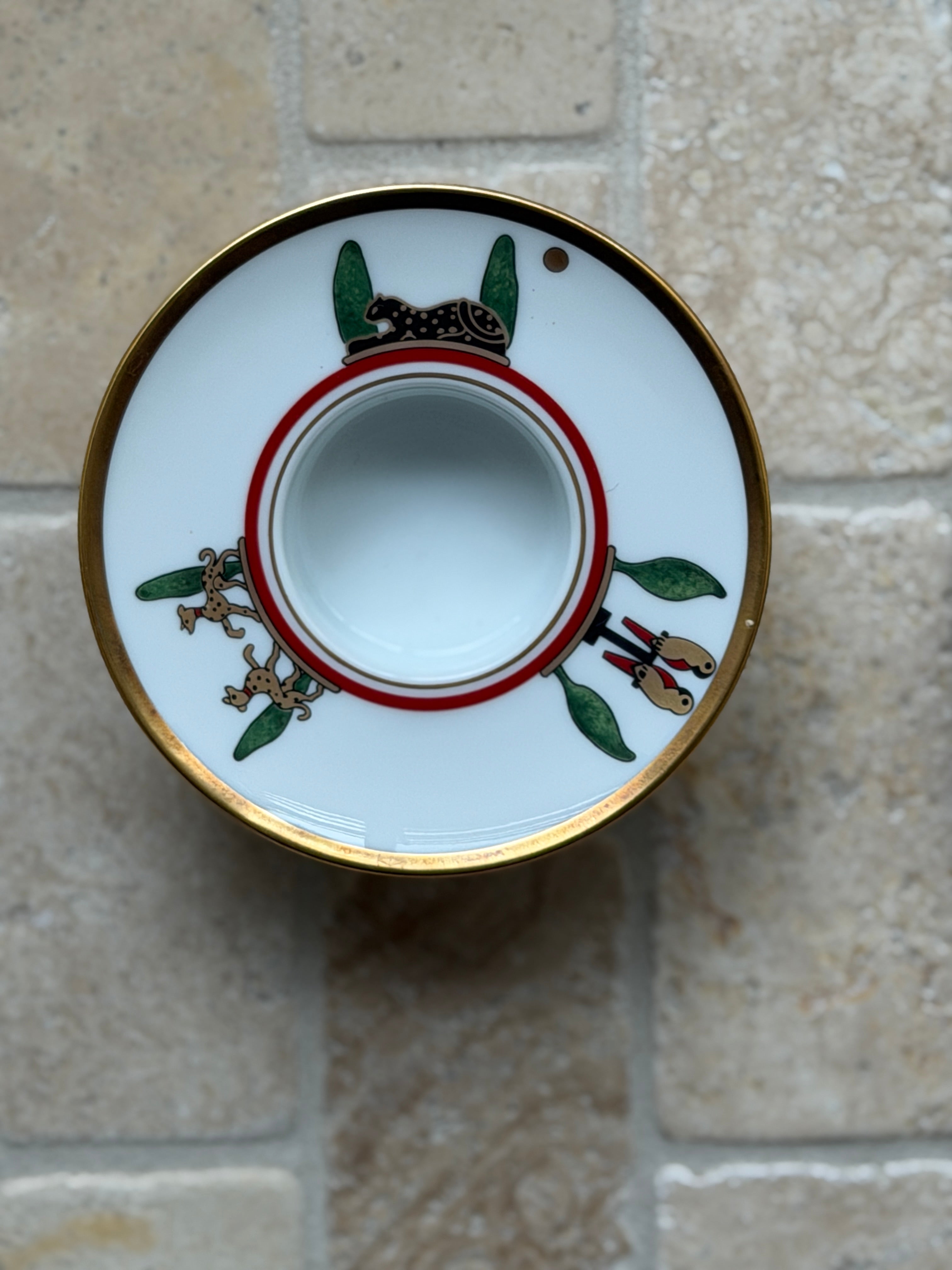 Cartier La Maison de Louis Cartier Limoges Porcelain Votive Candle Holders | Collectors Gene