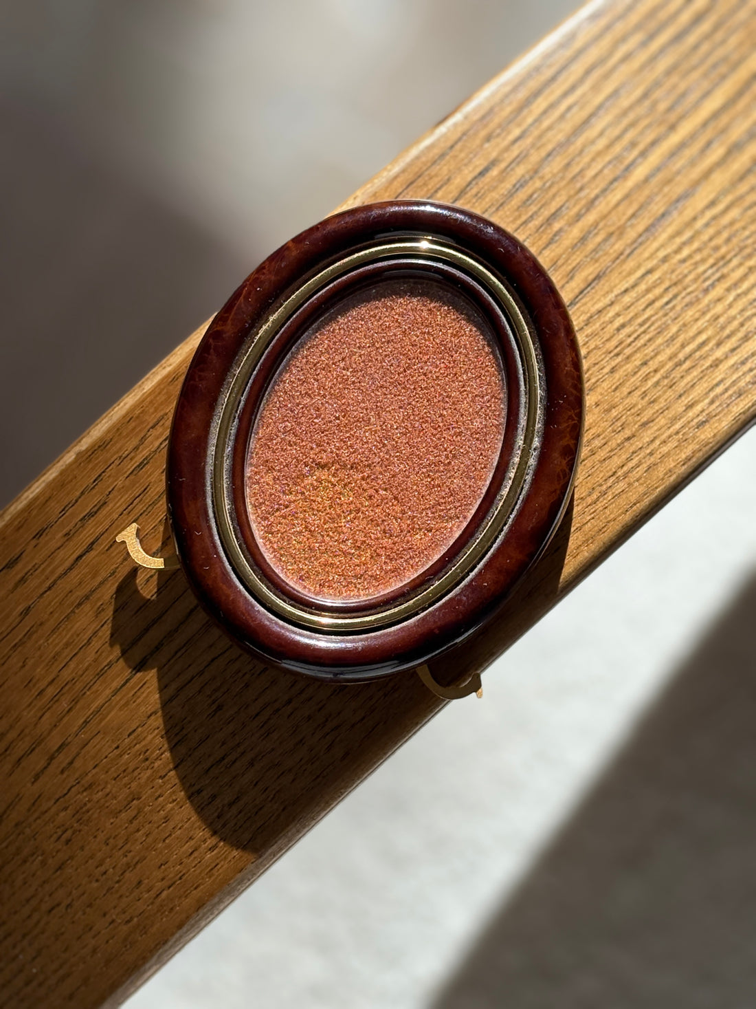 Cartier “Le Must de Cartier” Brown Enamel "Baignoire" Oval Picture Frame | Collectors Gene