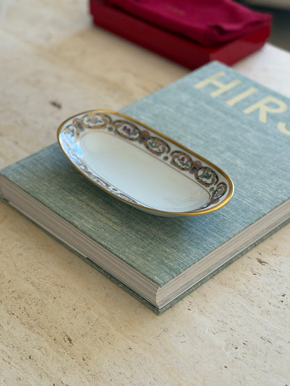 Cartier Limoges La_Maison Du Prince Porcelain Relish Dish with Original Box Pouch | Collectors Gene