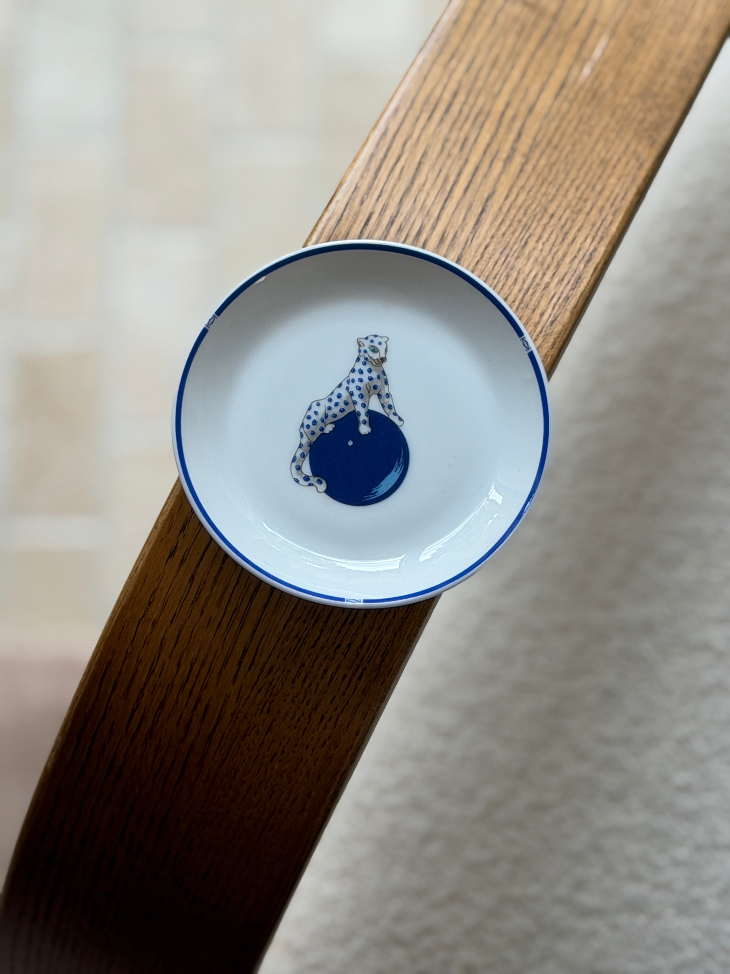 Cartier Limoges Panthere Porcelain Trinket Dish | Collectors Gene