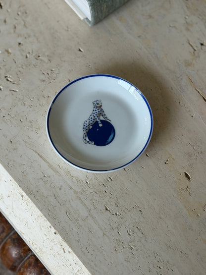Cartier Limoges Panthere Porcelain Trinket Dish | Collectors Gene