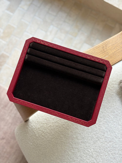 Cartier Red Leather Jewelry Display Tray with Ring Insert – Boutique Only | Collectors Gene