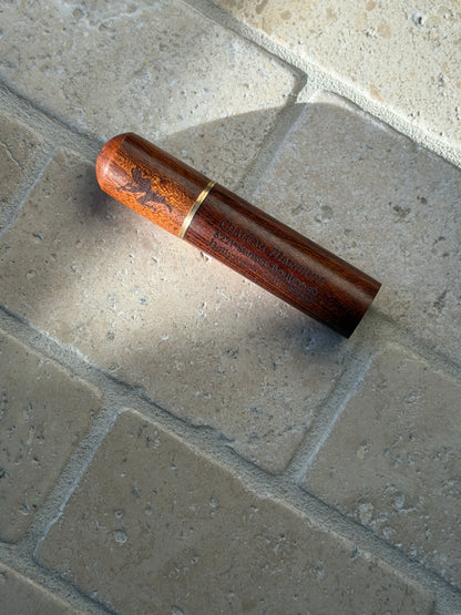 Chateau Marmont Wood Match &amp; Toothpick Holder