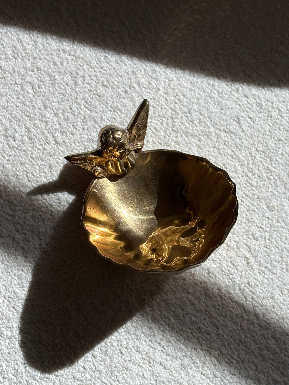 Cherub Catchall Bowl in Solid Brass | Collectors Gene