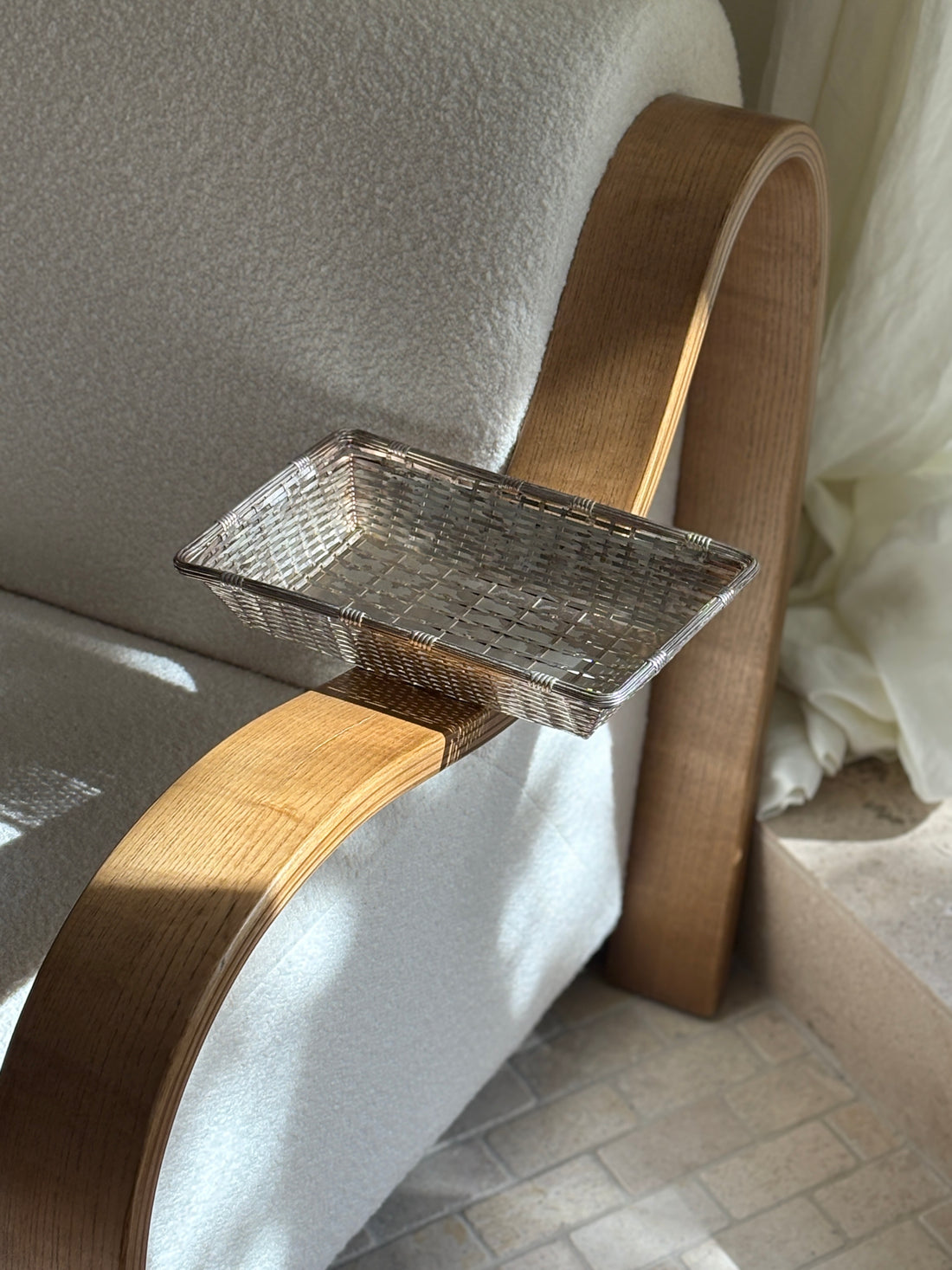 Christofle French Woven Silverplate Basket | Collectors Gene