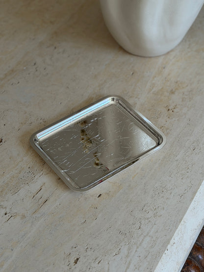 Christofle Graffiti Silver-Plated French Catchall Tray | Collectors Gene