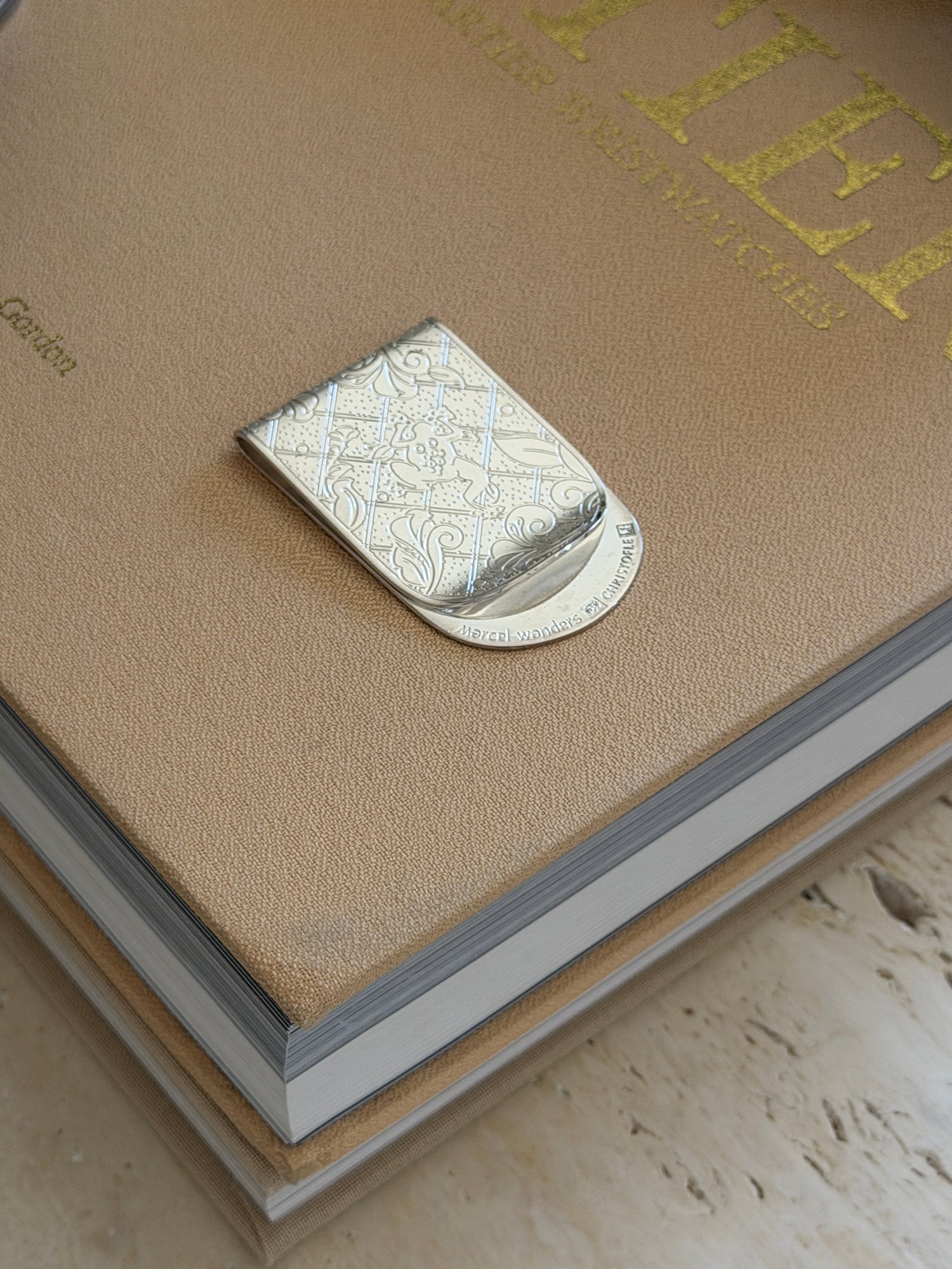 Christofle Jardin Silver-Plated Money Clip by Marcel Wanders
