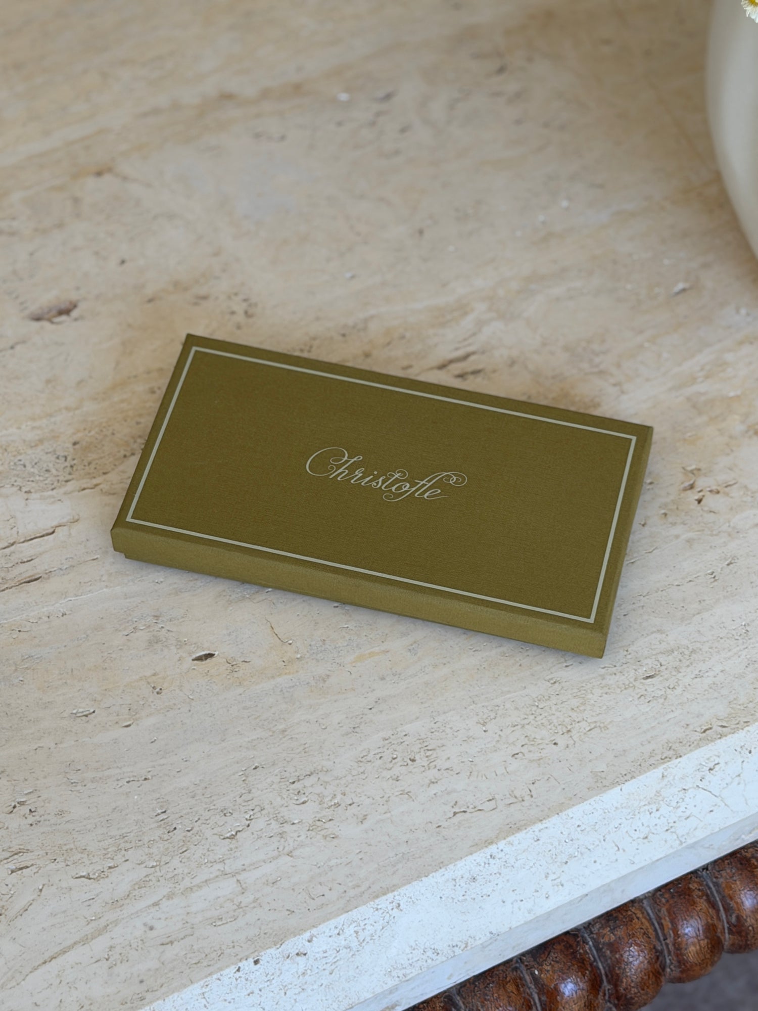 Christofle K T Silver-Plated Coasters Set of Six | Collectors Gene