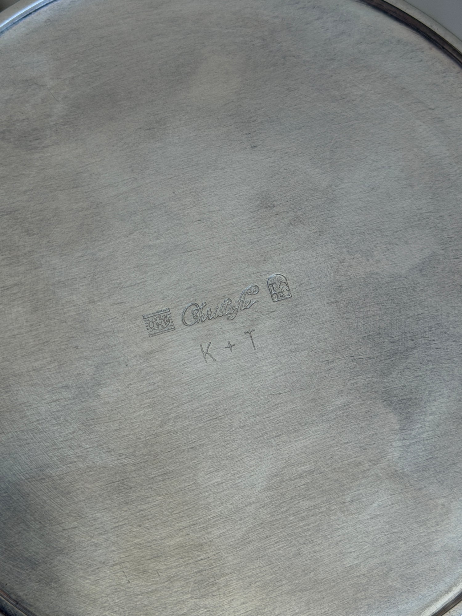 Christofle K T Silver-Plated Coasters Set of Six | Collectors Gene