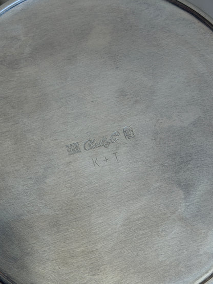 Christofle K T Silver-Plated Coasters Set of Six | Collectors Gene