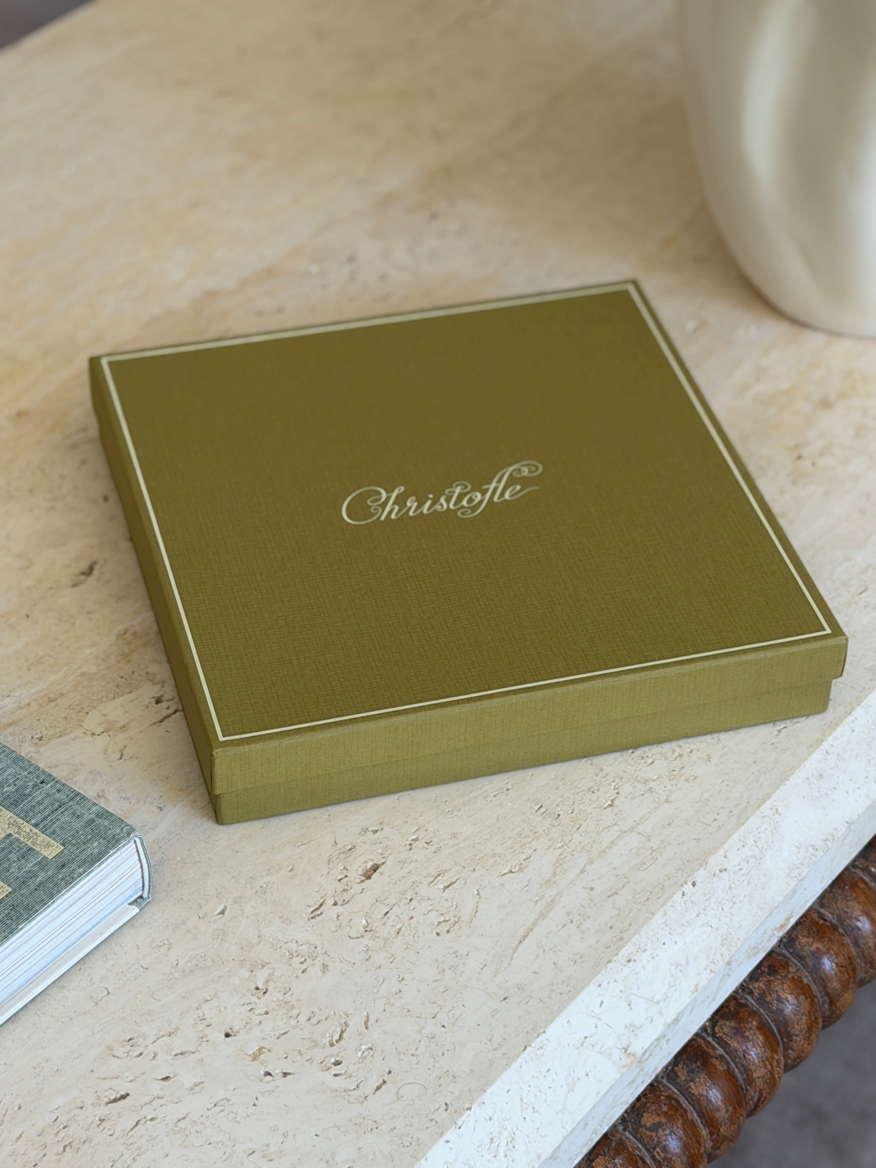 Christofle K T Silver-Plated Serving Tray by Thomas Keller Adam D. Tihany | Collectors Gene