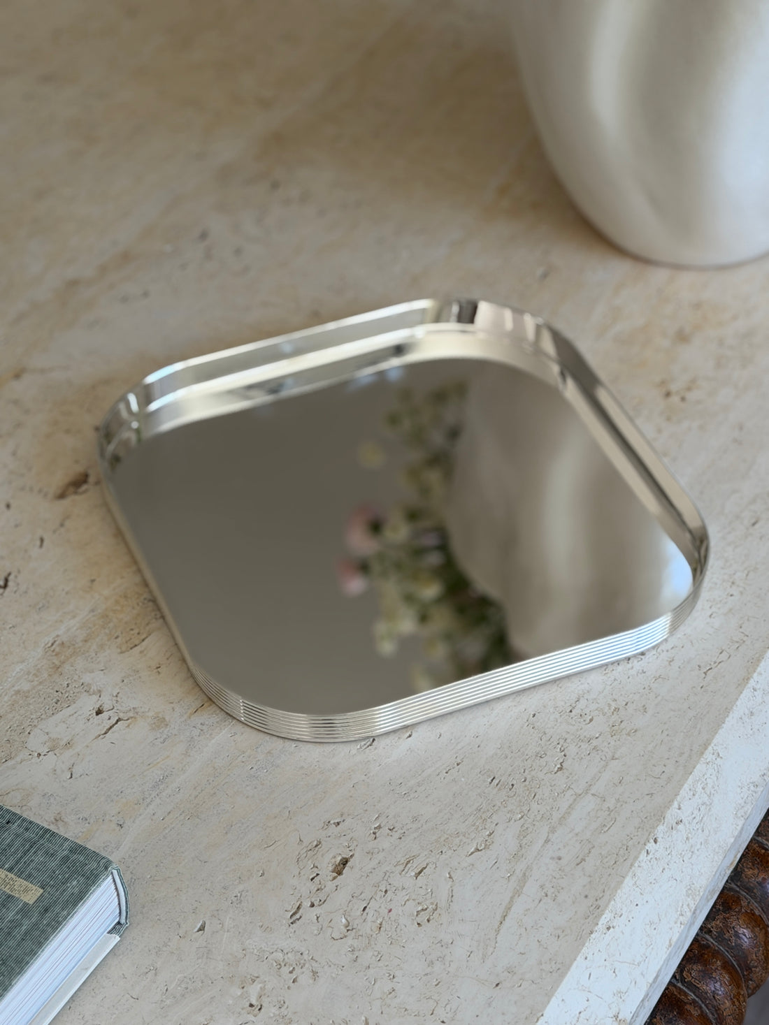 Christofle K T Silver-Plated Serving Tray by Thomas Keller Adam D. Tihany | Collectors Gene
