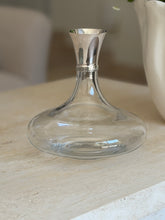Christofle Malmaison Crystal Wine Decanter with Silver-Plated Collar | Collectors Gene