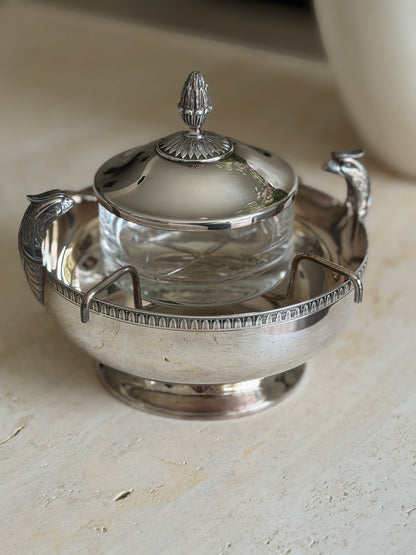 Christofle Malmaison Silver Plate French Caviar Server | Collectors Gene