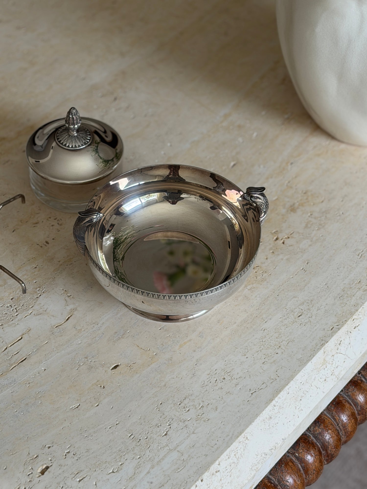 Christofle Malmaison Silver Plate French Caviar Server | Collectors Gene