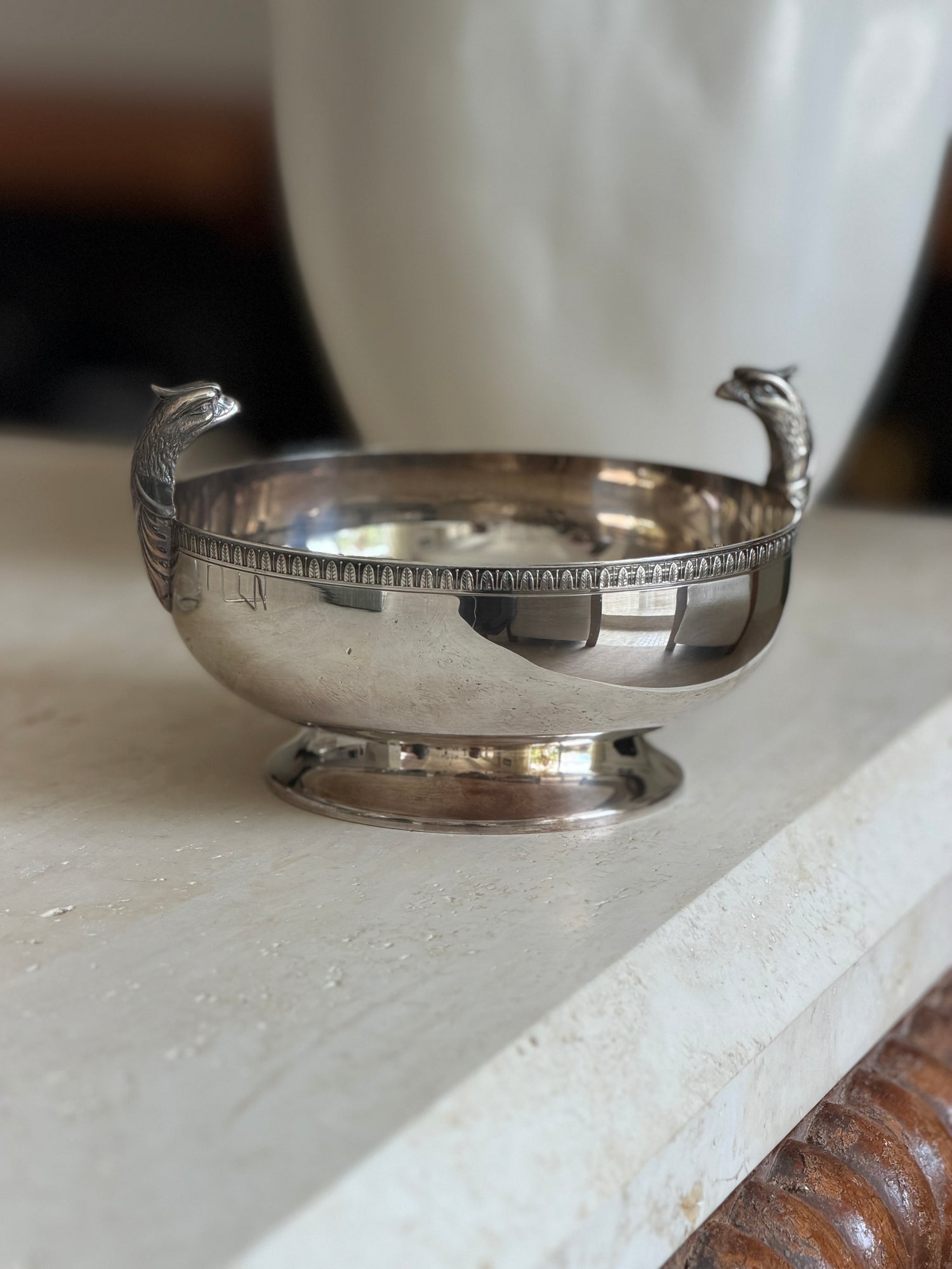 Christofle Malmaison Silver Plate French Caviar Server | Collectors Gene
