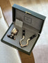 Christofle Paris Silver and Black Lacquer Champagne Saber & Stopper Set in Original Box | Collectors Gene