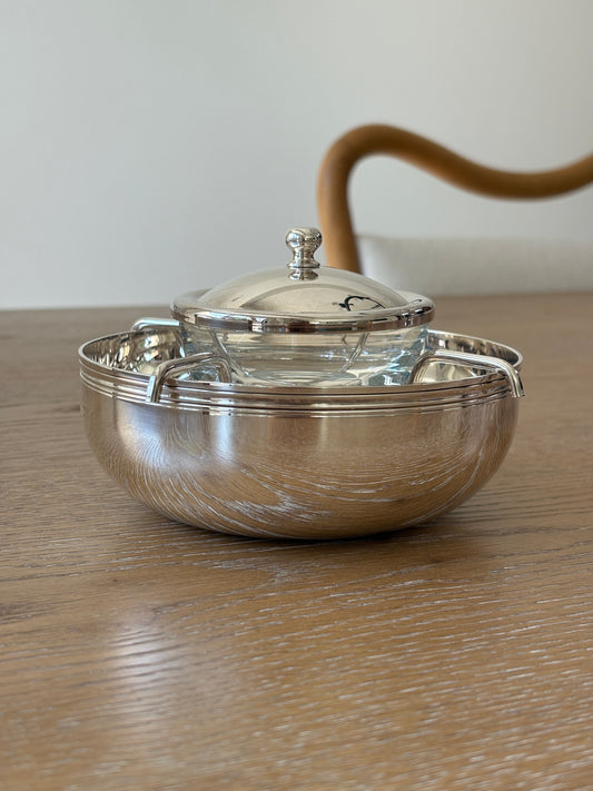 Christofle Silver Caviar Serving Dish | Collectors Gene Rare Collectibles