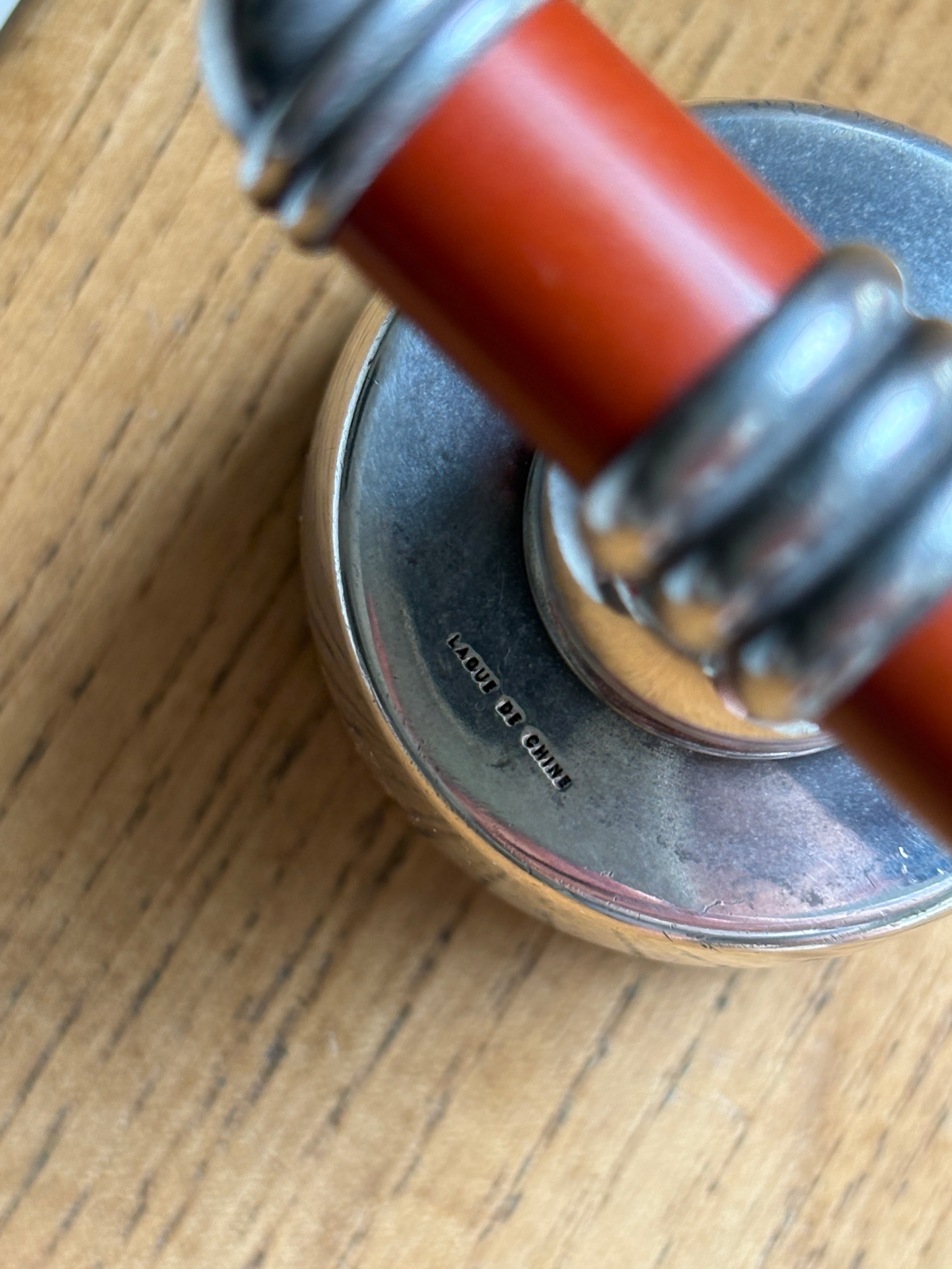 Christofle “Talisman” Chine de Lacque Bottle Stopper