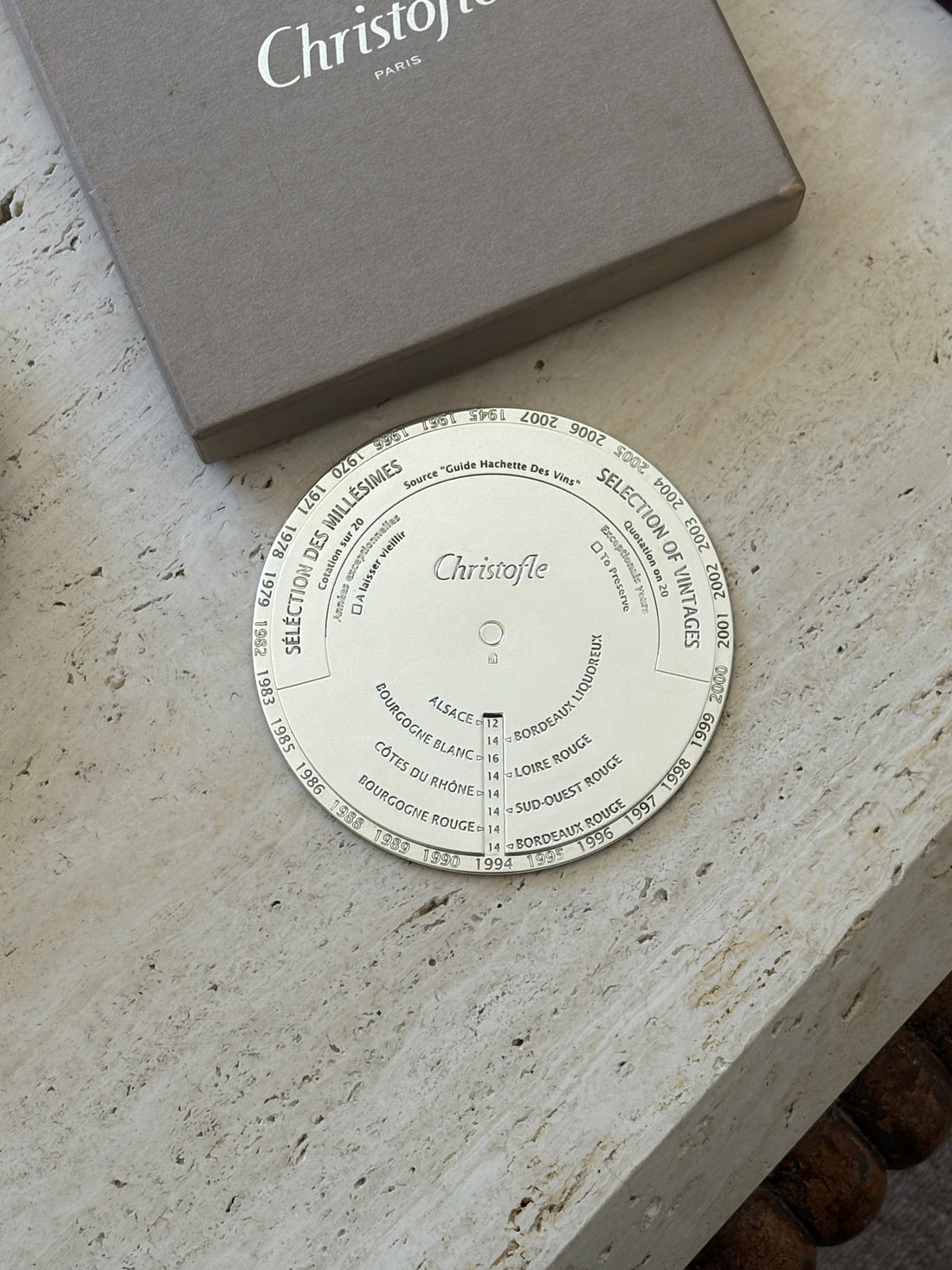 Christofle Wine Grading Disc | Collectors Gene