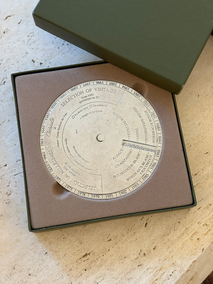 Christofle Wine Rating Disc with Box | Collectors Gene