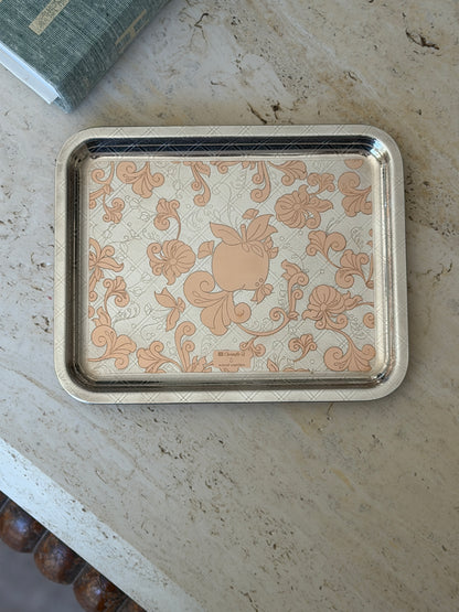 Christofle x Marcel Wanders Jardin Silver Rose Gold Tray | Collector Gene
