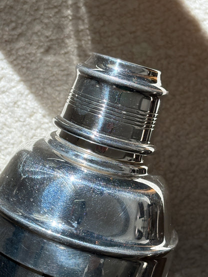 Cocktail Shaker with Coin Edge Lid - Made in England | Collectors Gene