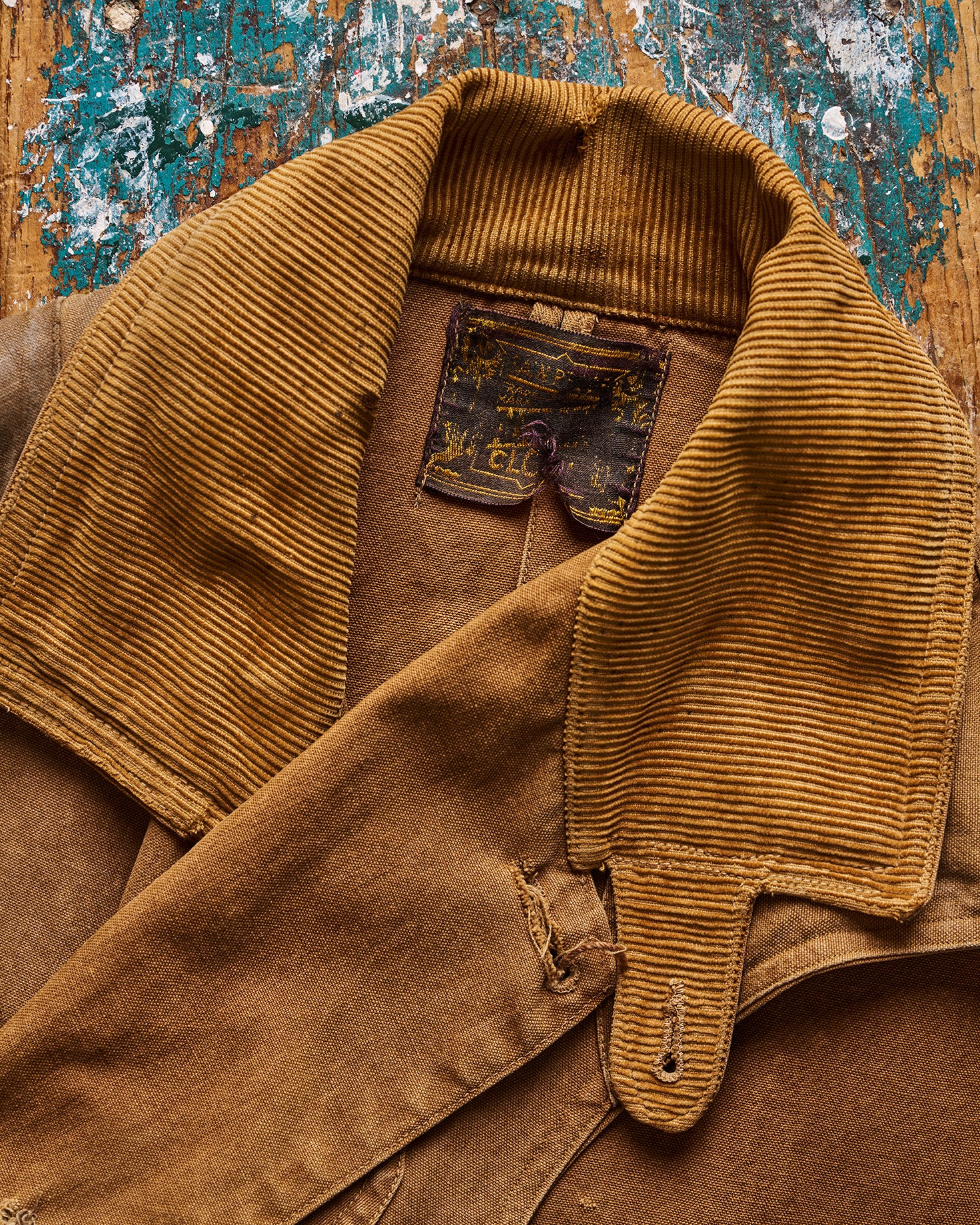 Corduroy Throat Latch Collar Wax Canvas Vest | Collectors Gene
