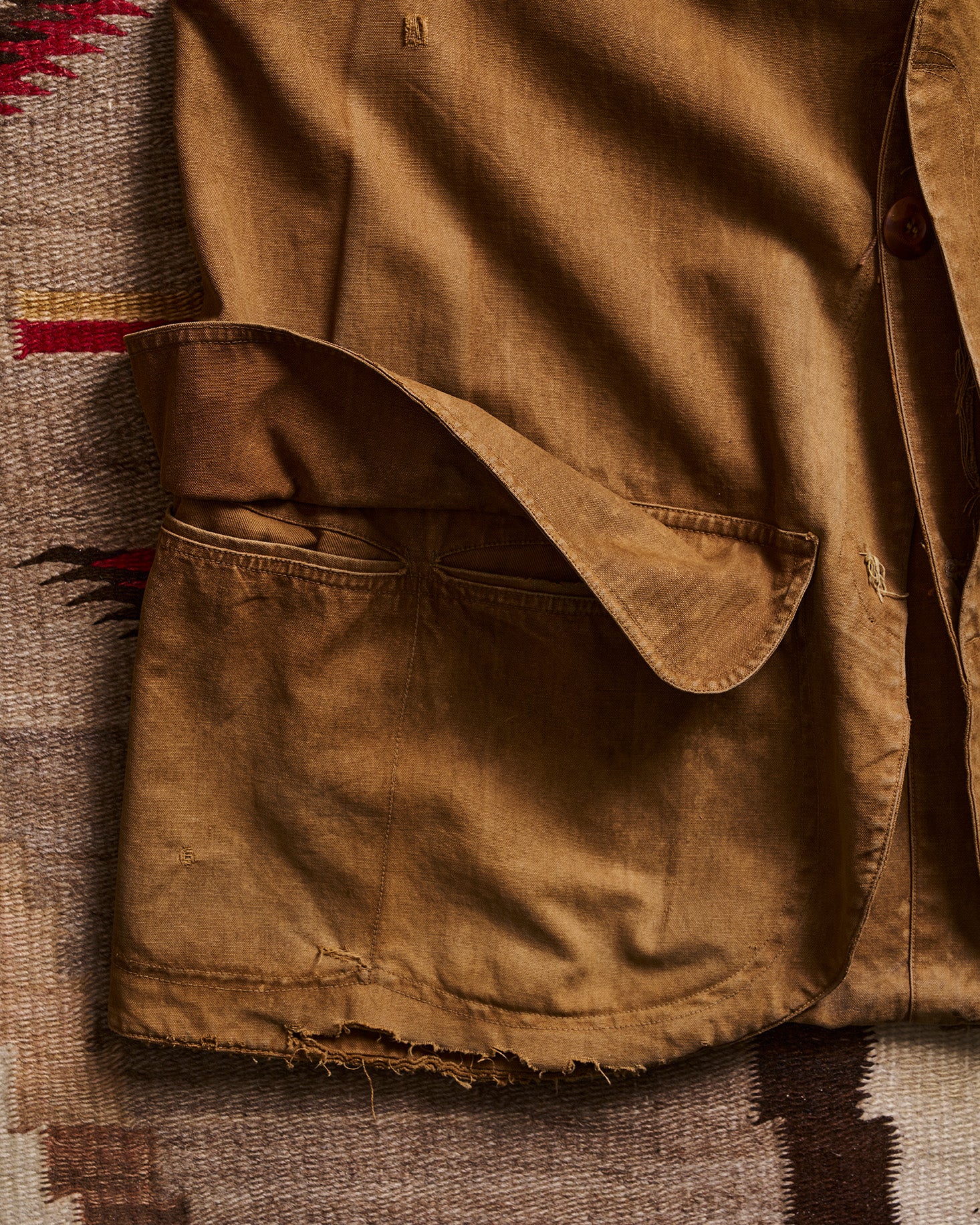Corduroy Throat Latch Collar Wax Canvas Vest | Collectors Gene