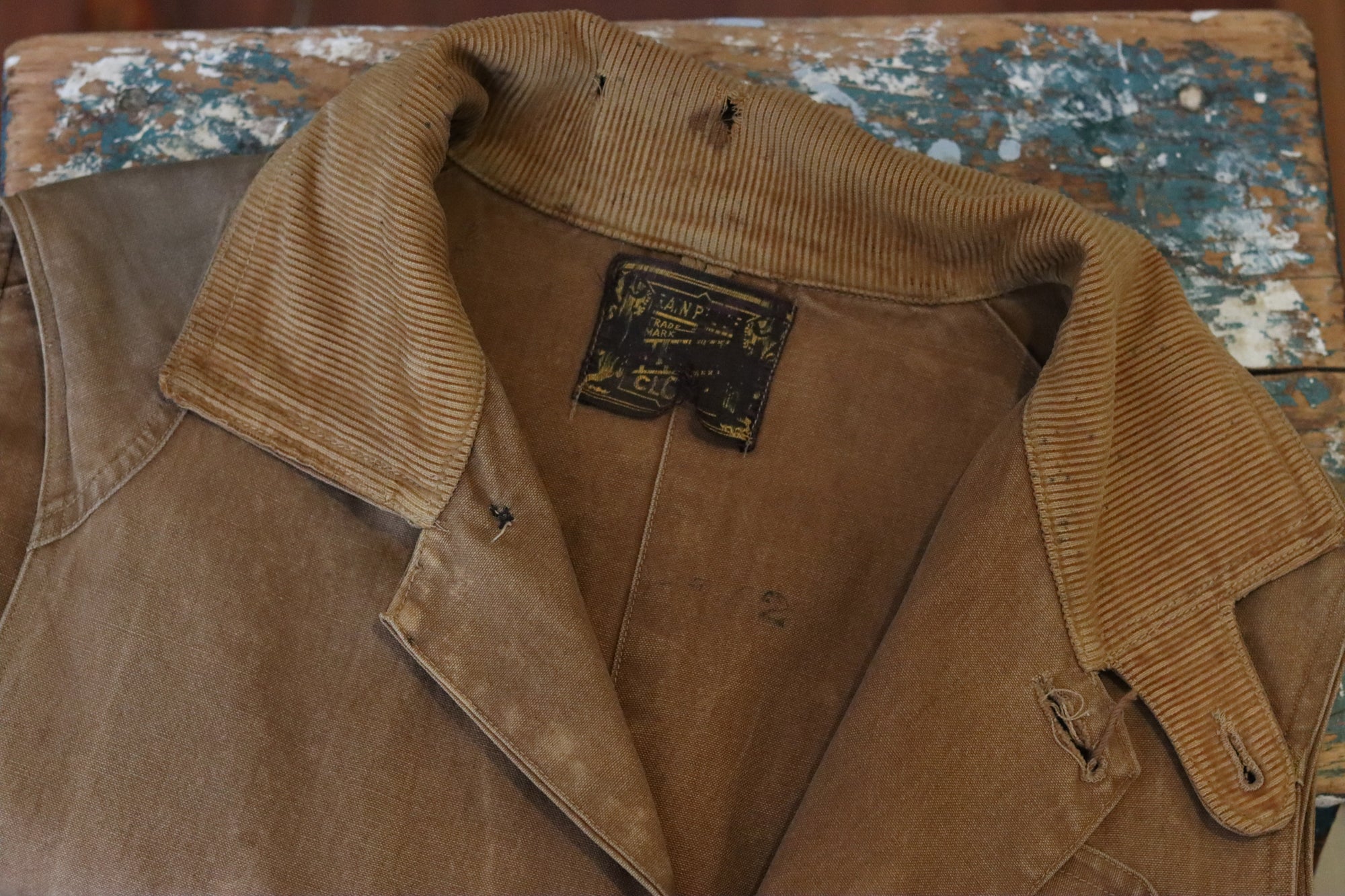 Corduroy Throat Latch Collar Wax Canvas Vest | Doug Bihlmaier