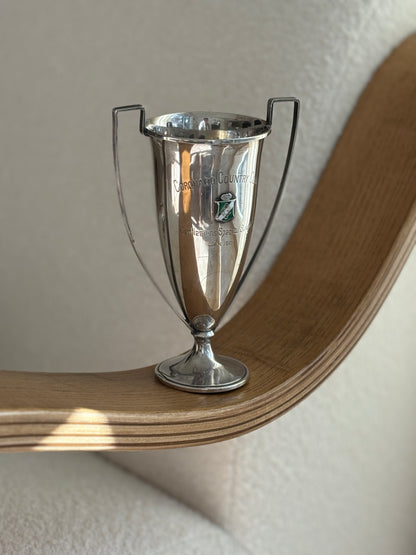 Coronado Country Club Tennis Trophy – Sterling Silver &amp; Enamel, c. 1917 | Collectors Gene