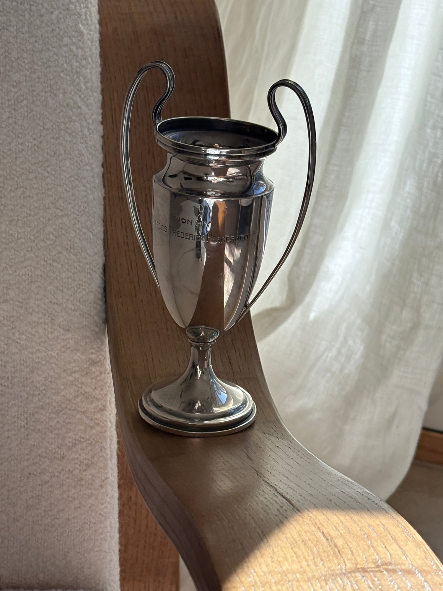 Coronado Country Club Tennis Trophy – Sterling Silver &amp; Enamel, c. 1918 1