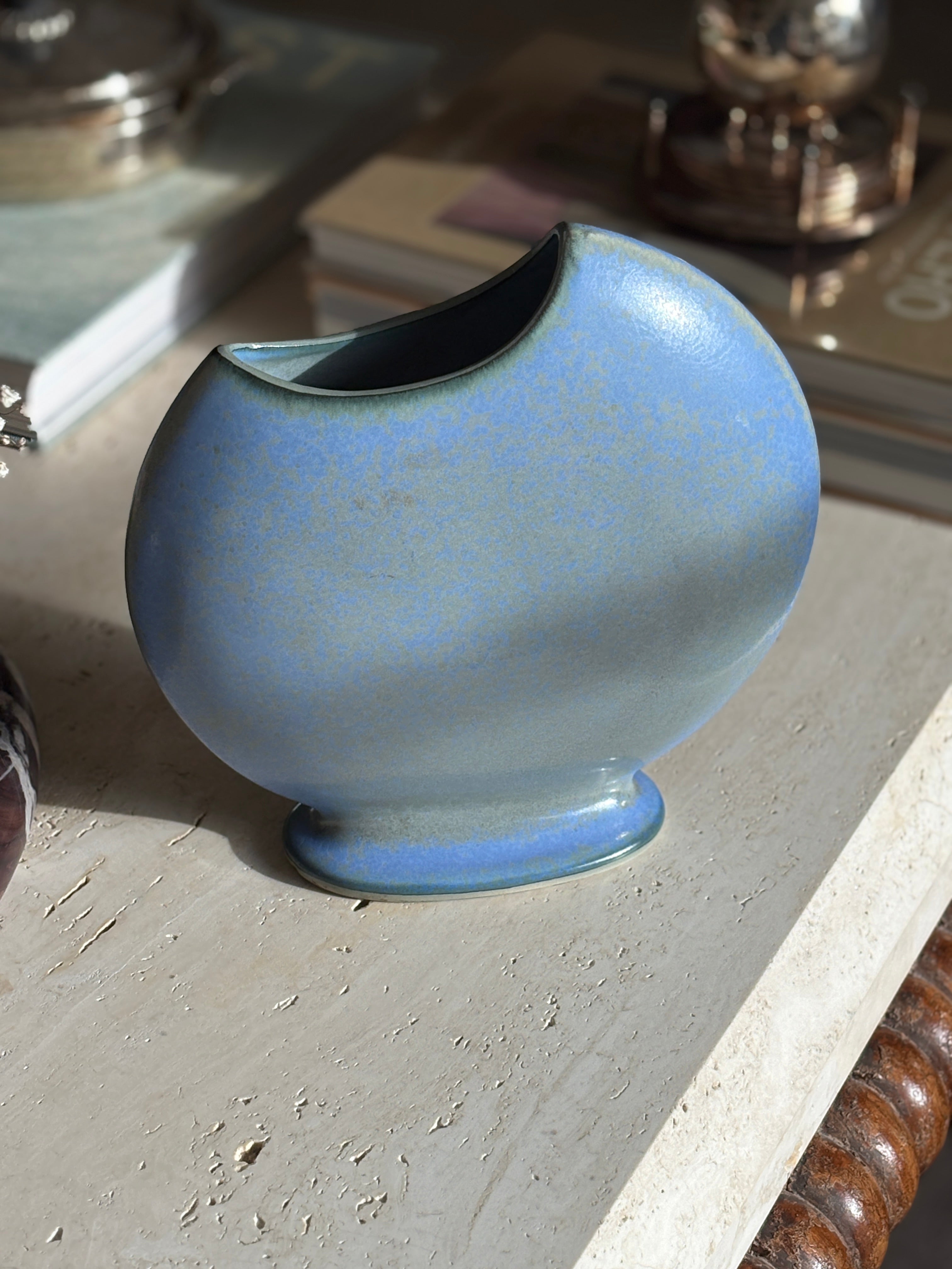 Blue Vase - Franco Bucci / Laboratorio Pesaro Italy 1970s