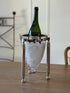 Crystal Silver Fluted Champagne Ice Bucket Wine Chiller | Collectors Gene