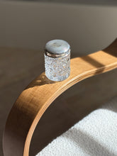 Crystal & Sterling Silver Guilloche Engine Turned Lidded Jar - Birmingham | Collectors Gene