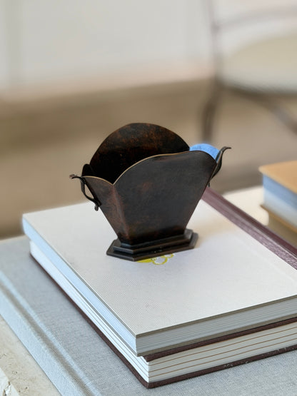 Danish Art Deco Bronze Vase by Holger Fridericia | Collectors Gene