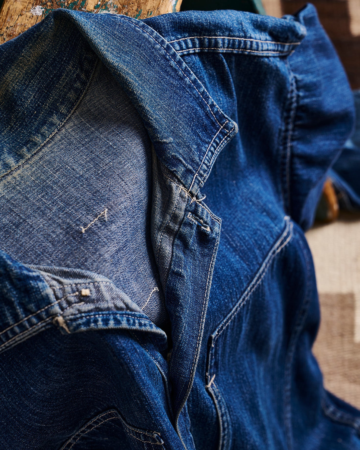Denim Smock with Large Front Pockets | Doug Bihlmaier