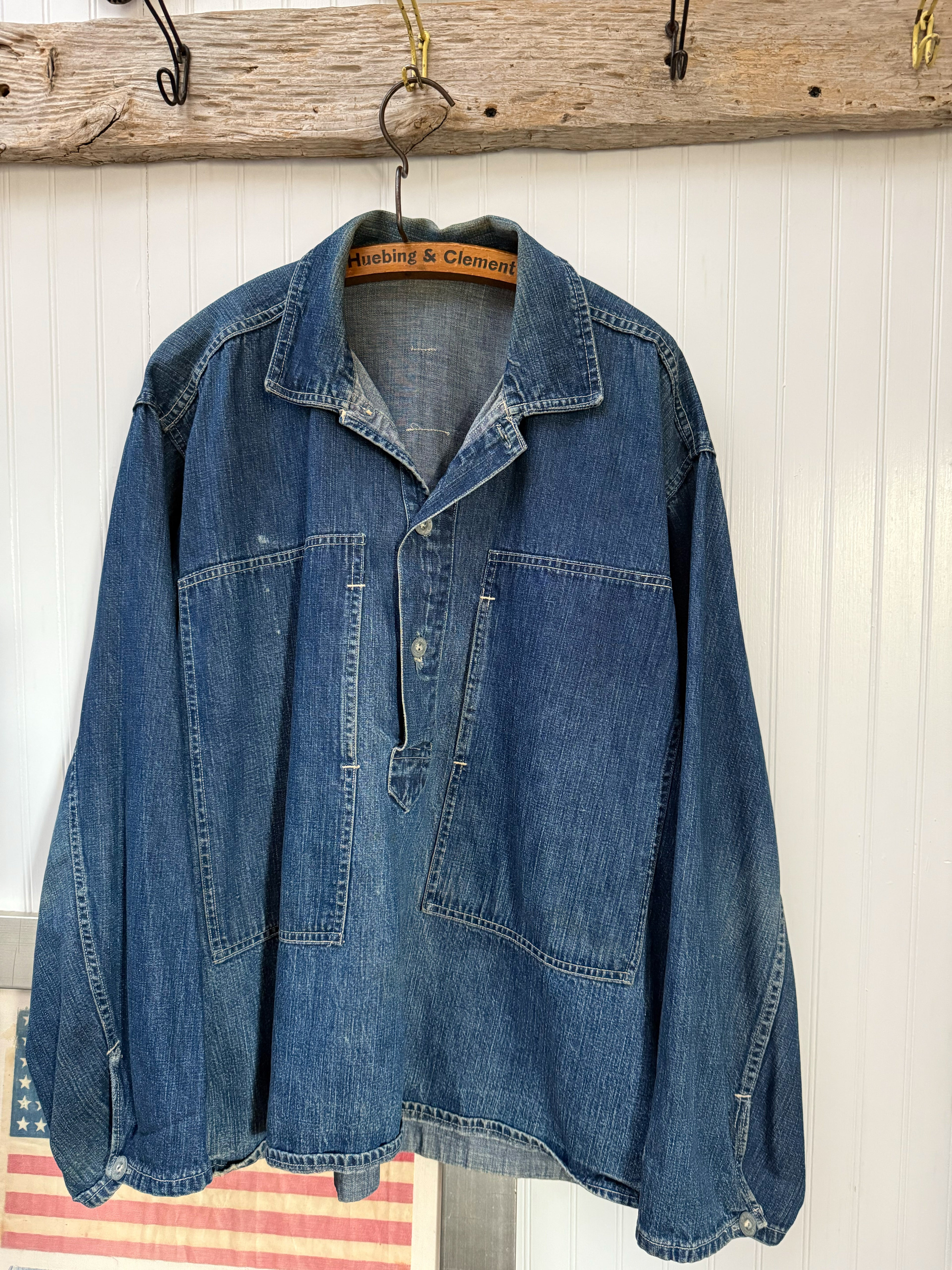 Denim Smock with Large Front Pockets | Doug Bihlmaier