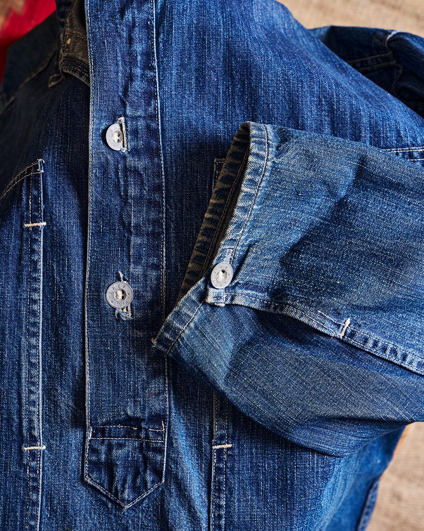 Denim Smock with Large Front Pockets | Doug Bihlmaier