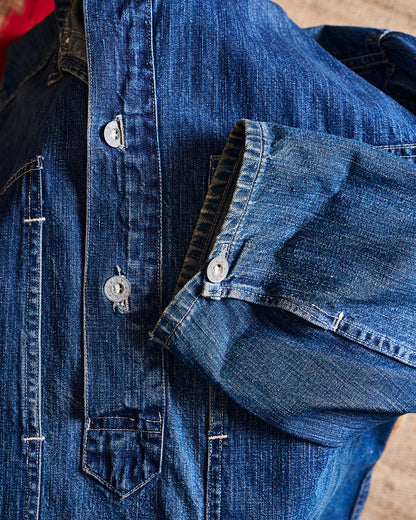 Denim Smock with Large Front Pockets | Doug Bihlmaier