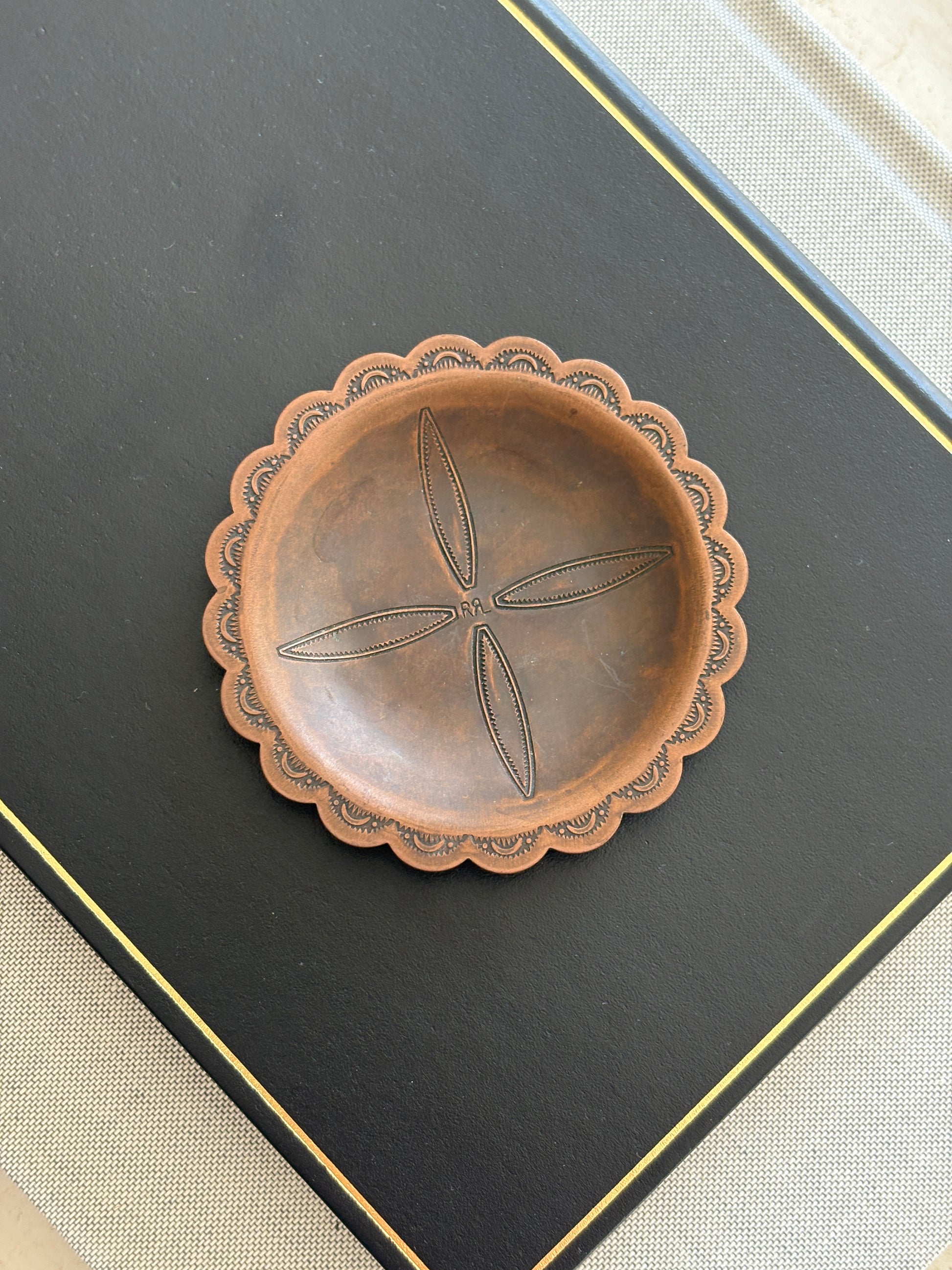 Double RL (RRL) Ralph Lauren Copper Stamped Dish | Collectors Gene