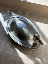 Duck Head Tail Serving Dish with Insert in Silver Plate | Collectors Gene